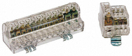 Busbar Terminal - Din Rail Mount Isolated