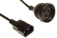 AC CABLE C14 SOCKET 0.15M