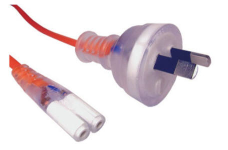 PC-C7-AUS-ORG-1M  AC CABLE MED C7 1M